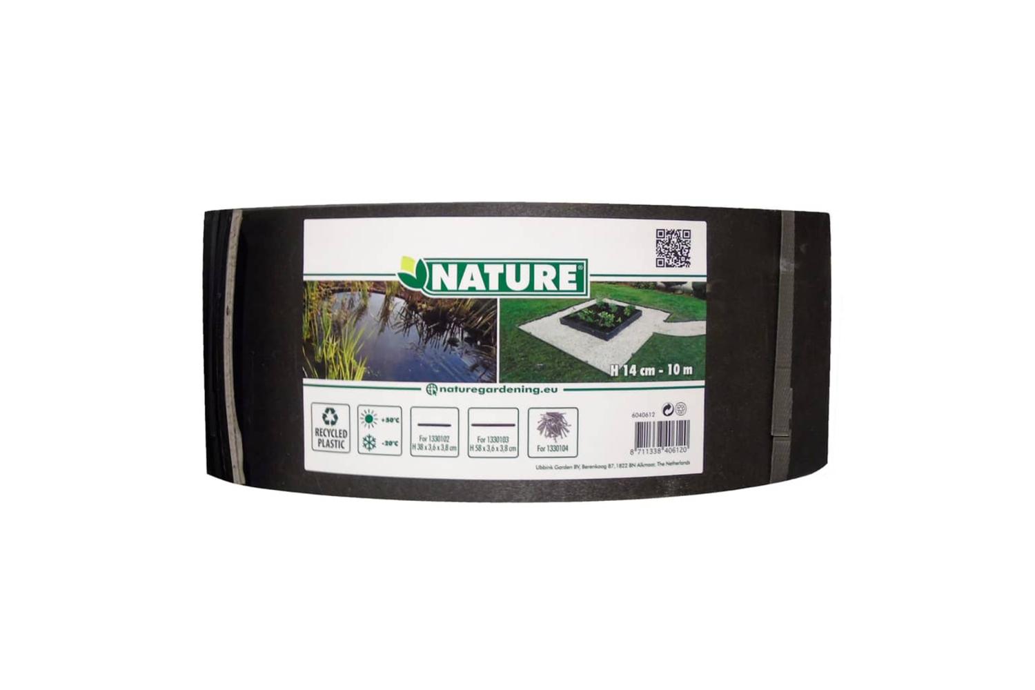 Nature 442628 Garden Border Edging 14cmx10m 7mm Black-3