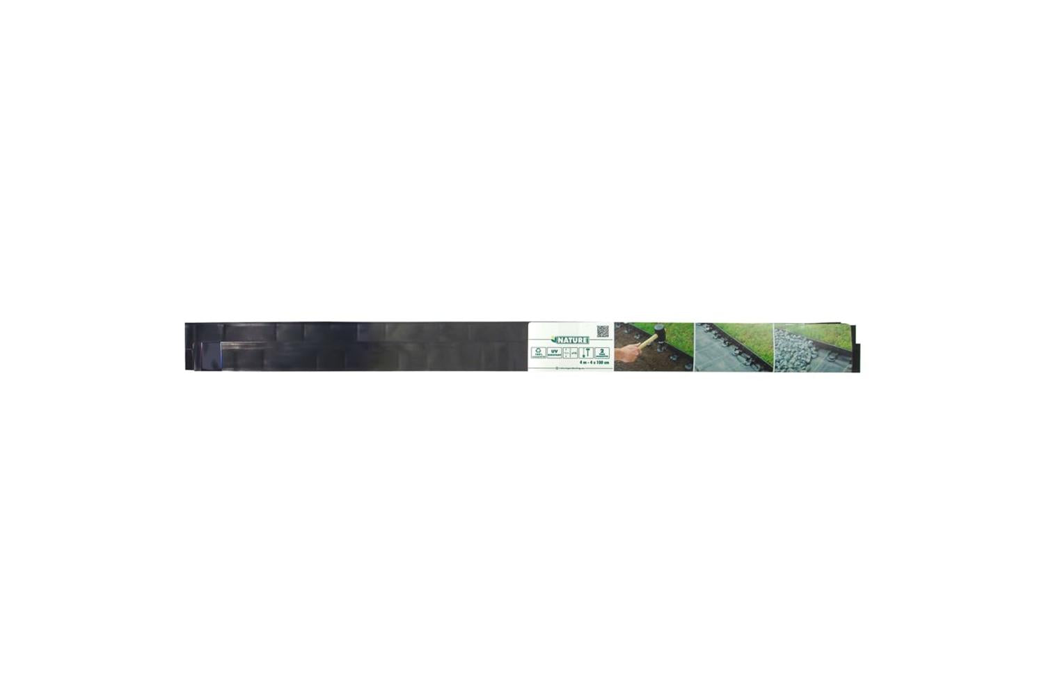 Nature 428507 Garden Border Edging And Anchor Pegs Black-4