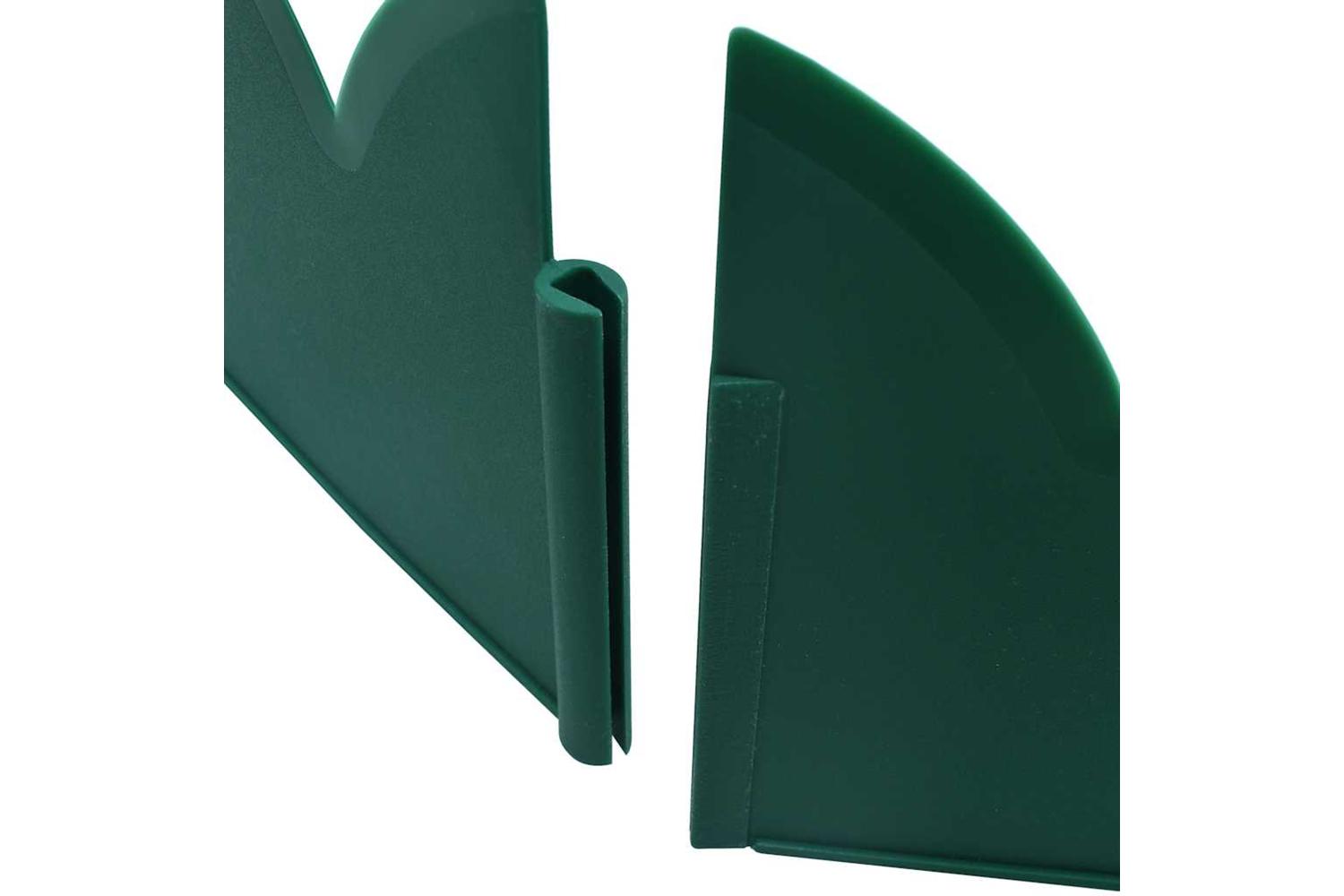 vidaXL 48234 Lawn Edgings 10 Pcs Green 65x15cm Pp-7