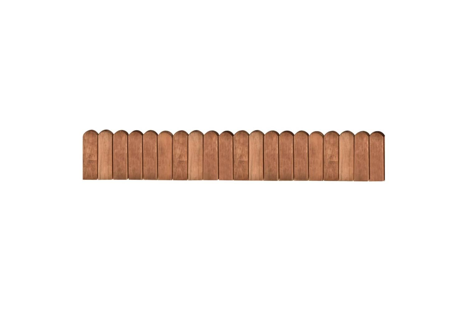 vidaXL Border Rolls 3 Pcs 120cm Impregnated Pinewood-2