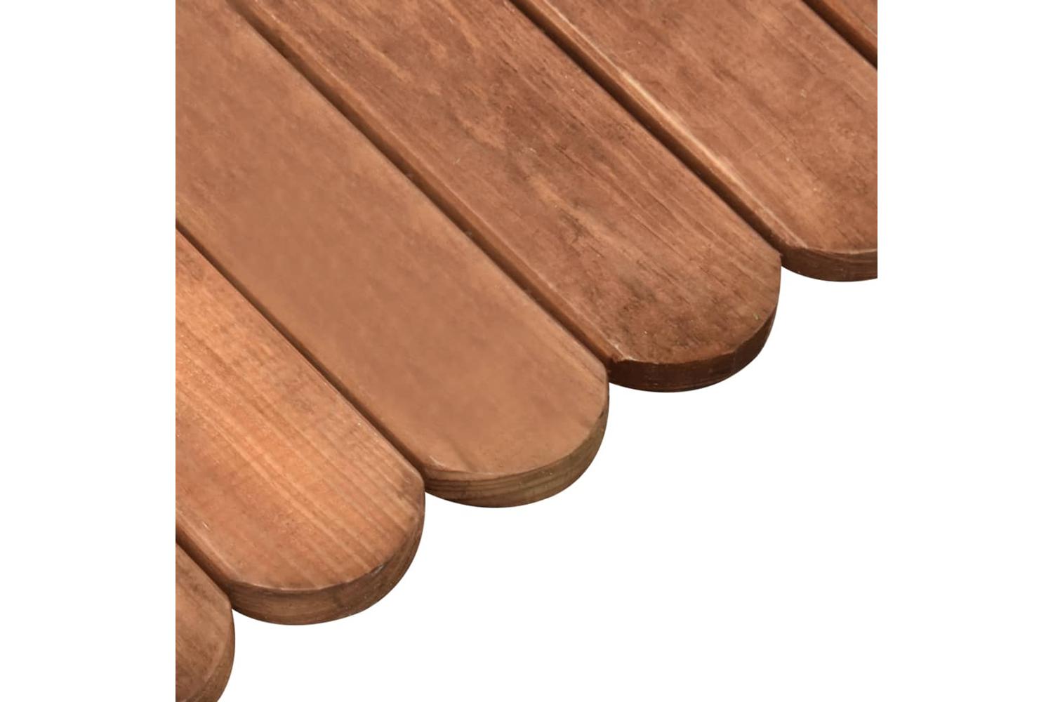 vidaXL 49106 Border Roll Brown 120cm Impregnated Pinewood-4
