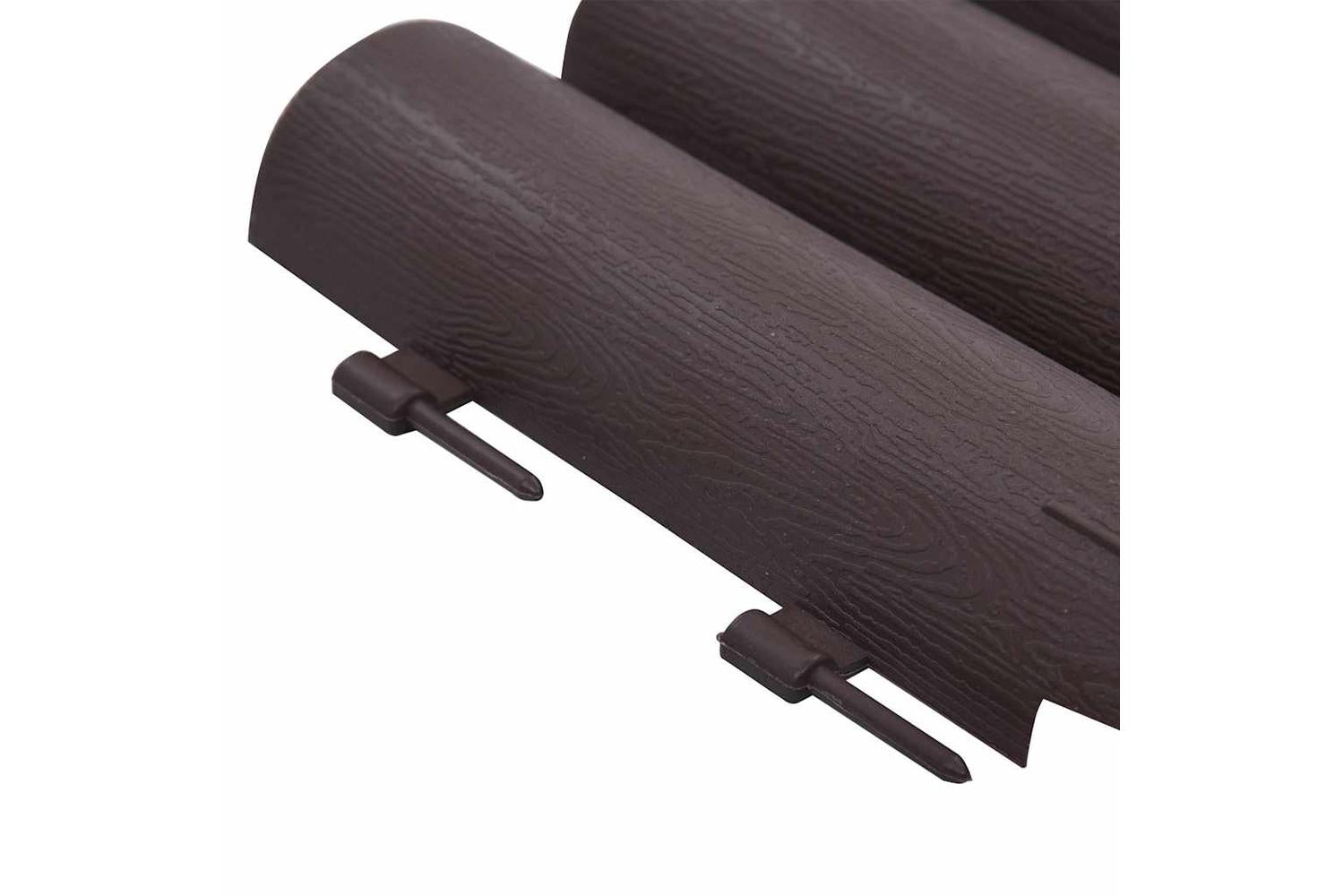 Vidaxl 48620 Lawn Edgings 36 Pcs Brown 10 M Pp-5