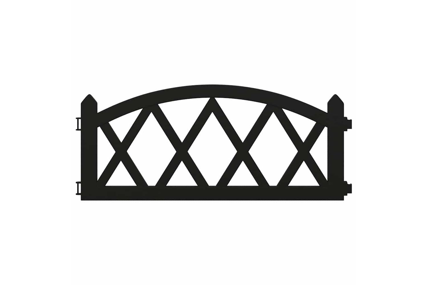 Vidaxl 318297 Lawn Edgings 17 Pcs Black 10 M Pp-4