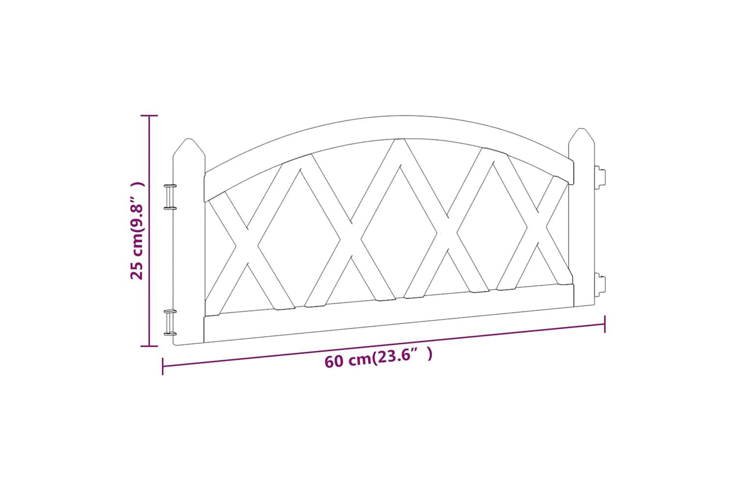 Vidaxl 318297 Lawn Edgings 17 Pcs Black 10 M Pp-6
