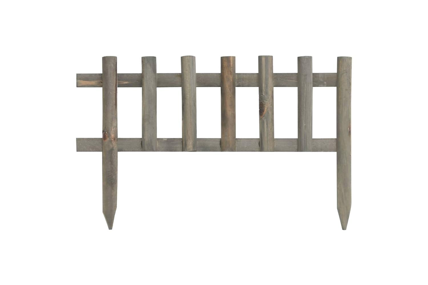 Vidaxl 314845 Lawn Edgings 10 Pcs Firwood 4.4 M-2
