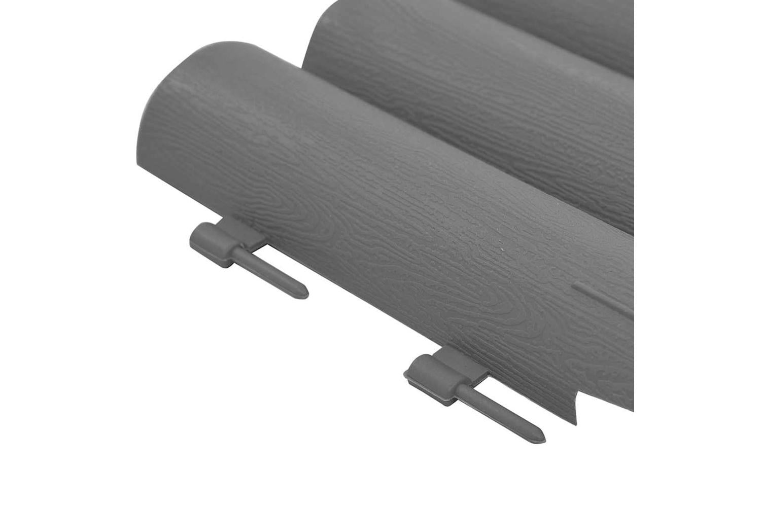 Vidaxl 48621 Lawn Edgings 36 Pcs Grey 10 M Pp-5