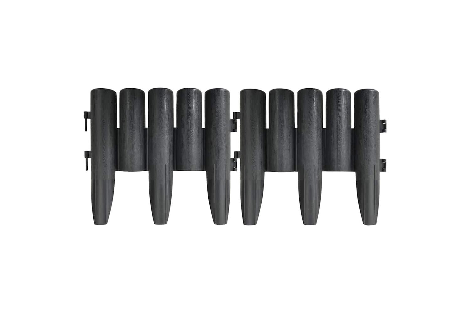 Vidaxl 314681 Lawn Edgings 36 Pcs Anthracite 10 M Pp-4