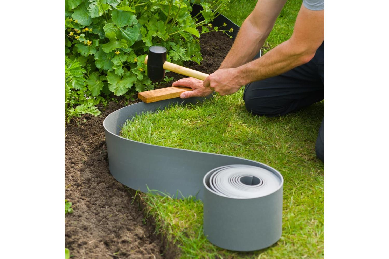 Nature 428501 Garden Border Edging 0.15x10 M Grey-3