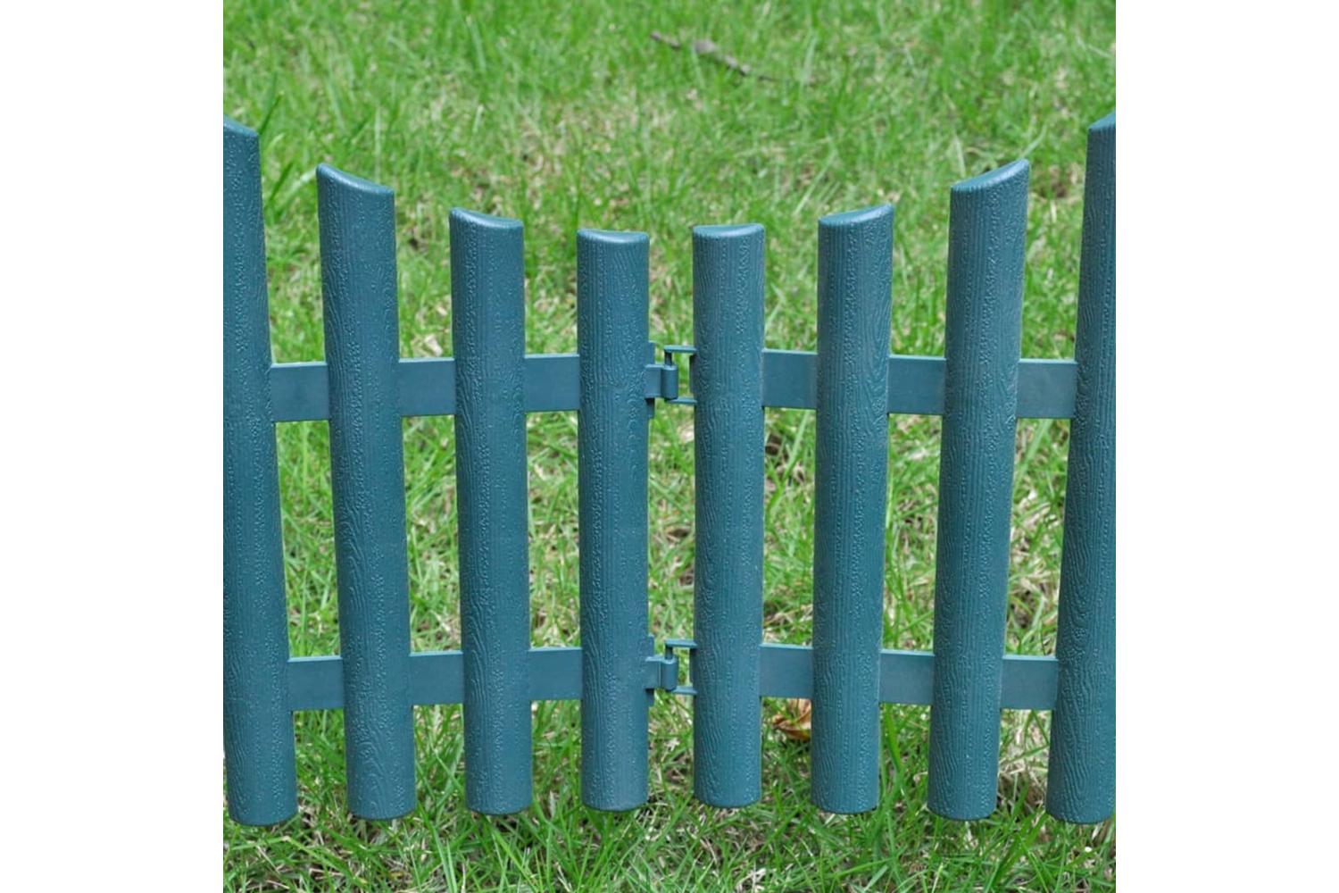 Vidaxl 41229 17 Pcs Lawn Dividers 10 M Green-6