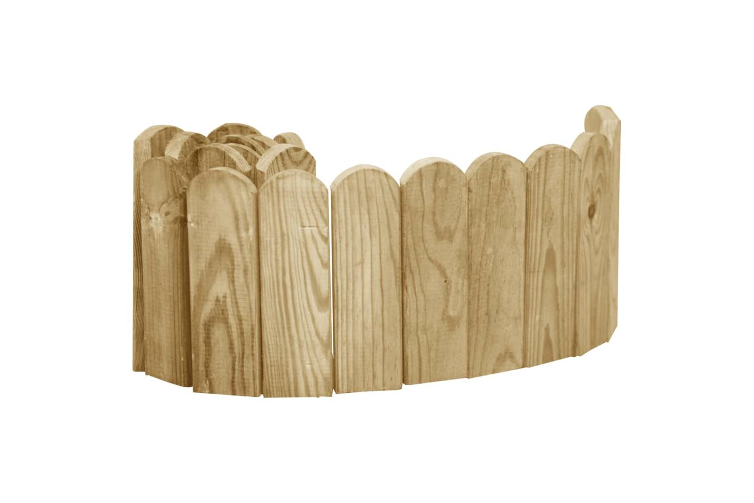 vidaXL 3053643 Border Rolls 3 Pcs 120cm Impregnated Pinewood-3