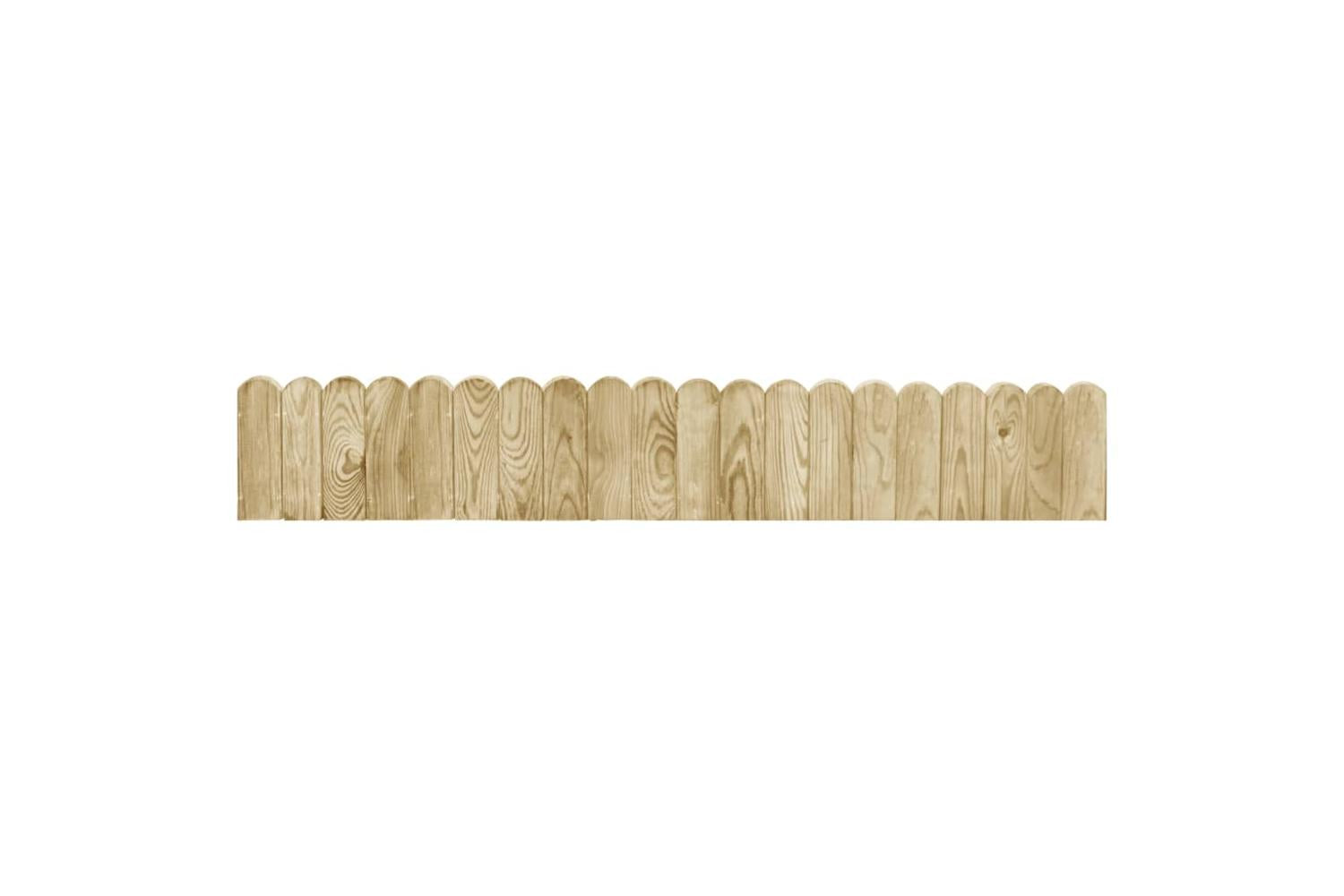 vidaXL 3053642 Border Rolls 2 Pcs 120cm Impregnated Pinewood-2