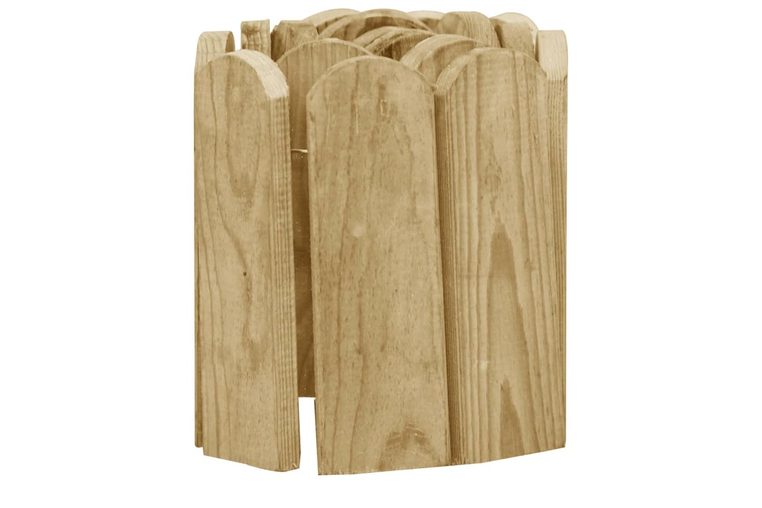 vidaXL 3053642 Border Rolls 2 Pcs 120cm Impregnated Pinewood-4