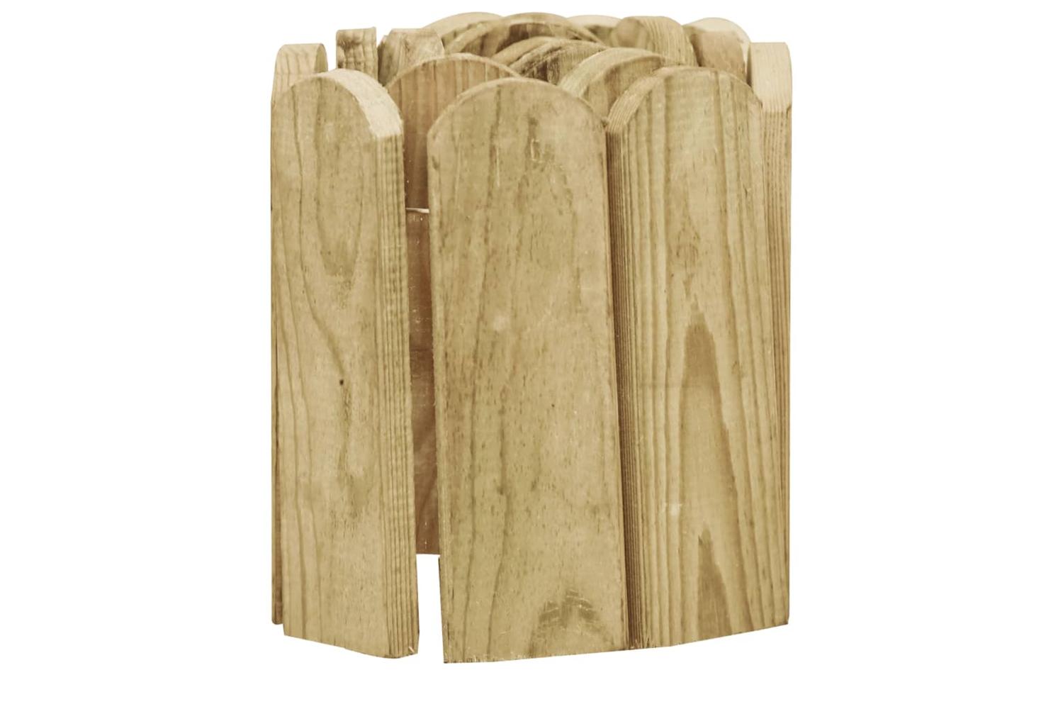 vidaXL 49105 Border Roll Green 120cm Impregnated Pinewood-3