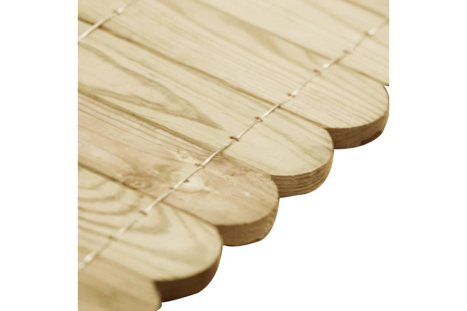 vidaXL 49105 Border Roll Green 120cm Impregnated Pinewood-4