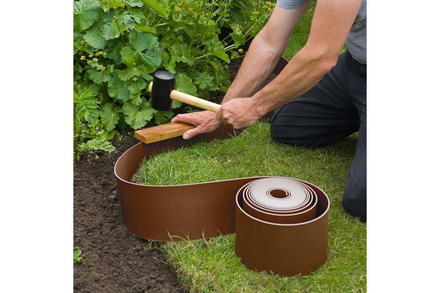 Nature 428500 Garden Border Edging 0,15x10 M Terracotta-2