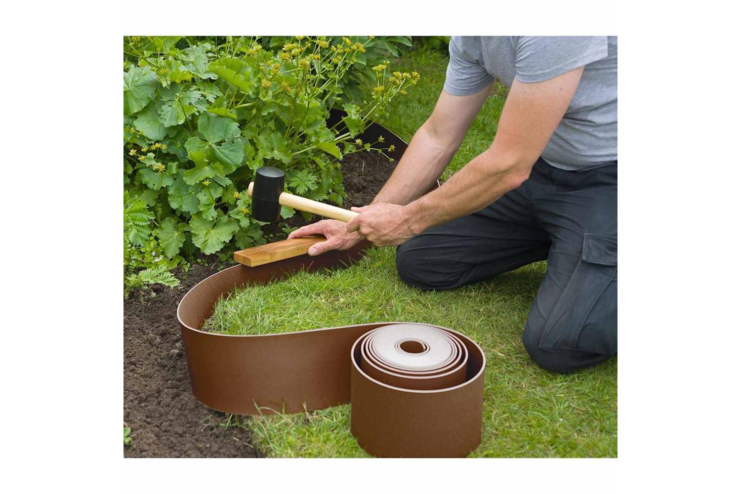 Nature 428500 Garden Border Edging 0,15x10 M Terracotta-3