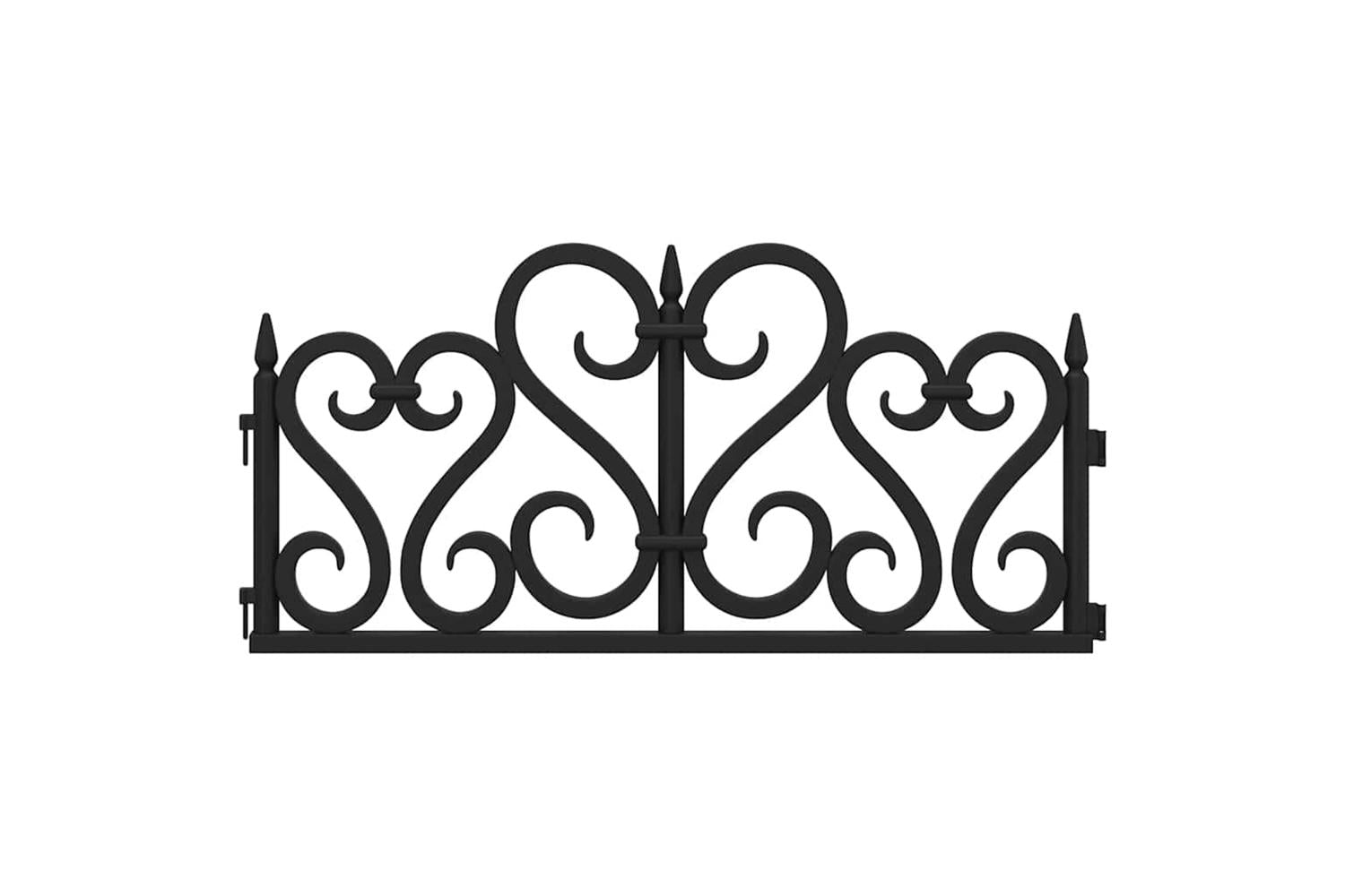 Vidaxl 318301 Lawn Edgings 17 Pcs Black 10 M Pp-4
