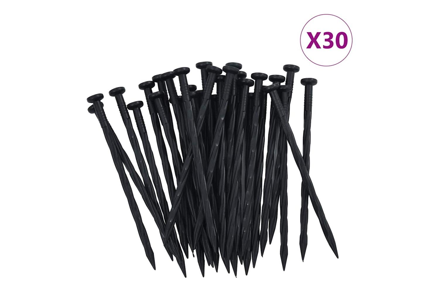 vidaXL 48614 Flexible Lawn Edging With 30 Pegs 10 M 5cm-5
