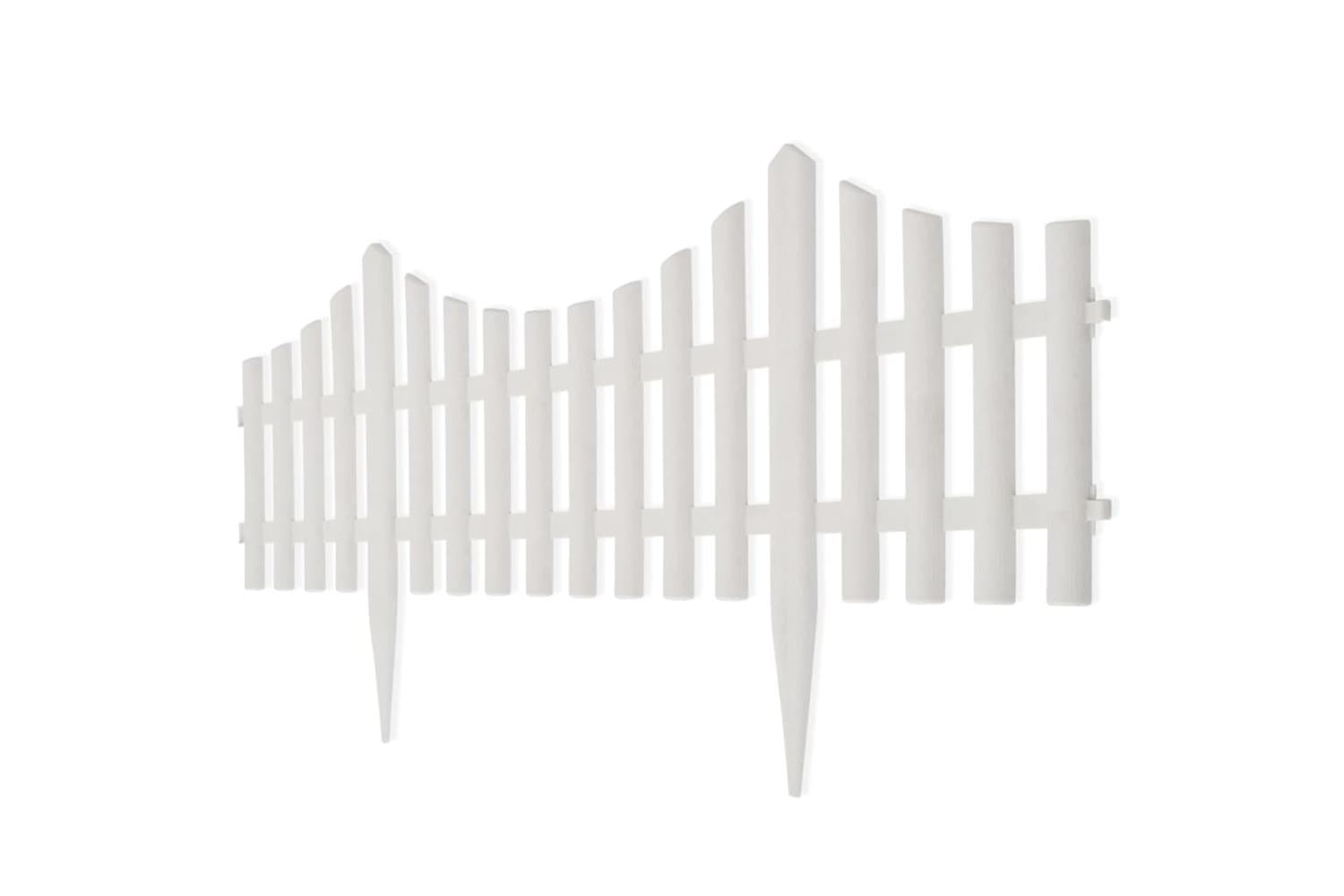 Vidaxl 41227 White Lawn Divider 17 Pcs / 10 M-3