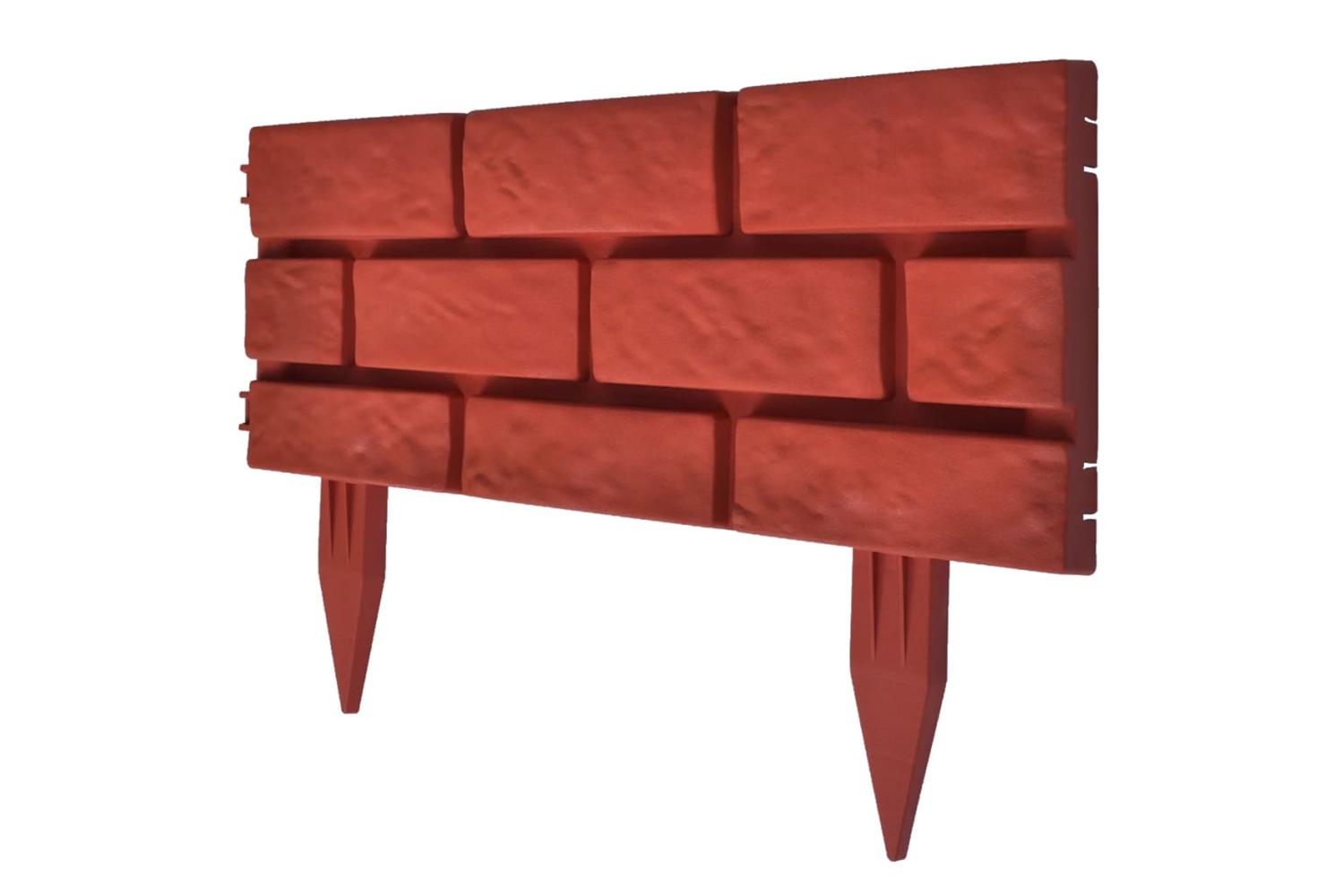 Vidaxl 141257 Lawn Divider With Brick Design 11 Pcs