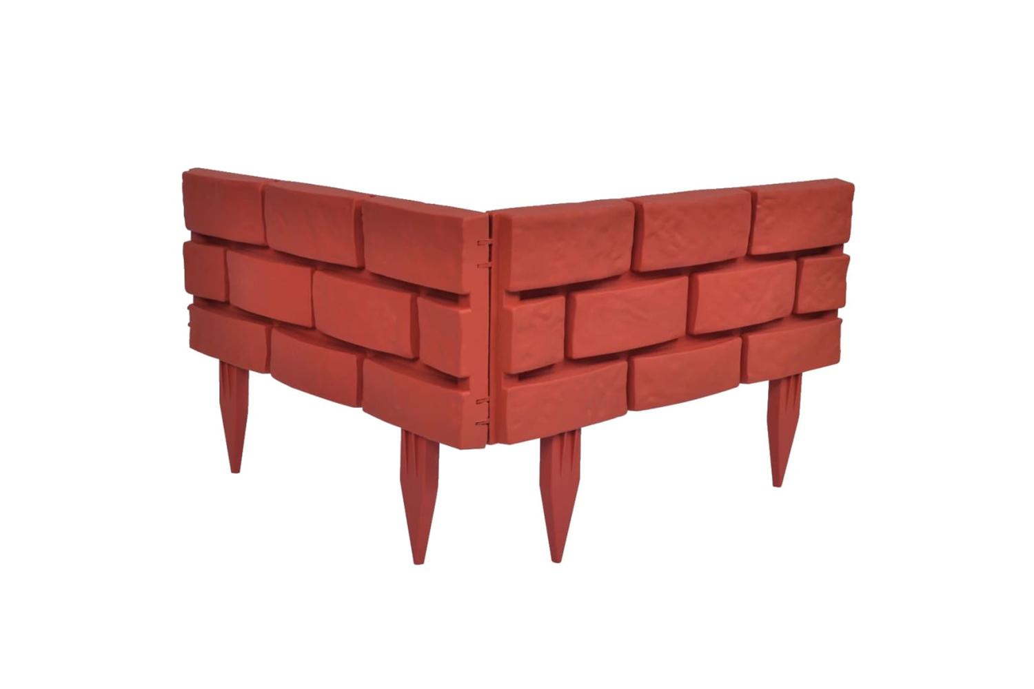 Vidaxl 141257 Lawn Divider With Brick Design 11 Pcs-6