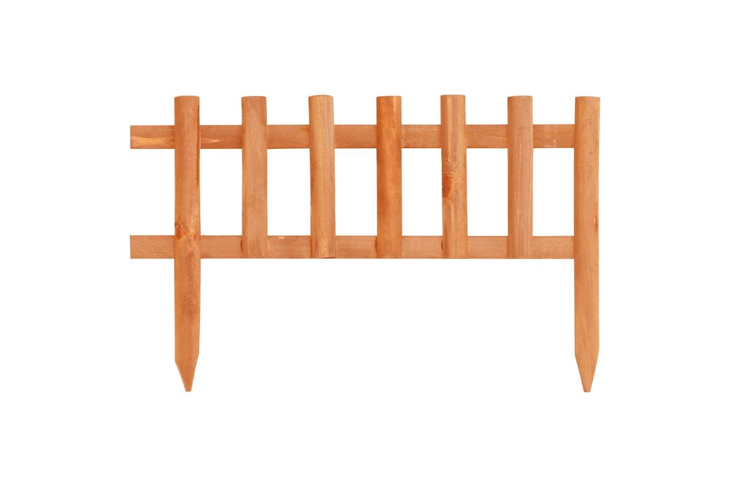 Vidaxl 314844 Lawn Edgings 10 Pcs Firwood 4.4 M-2