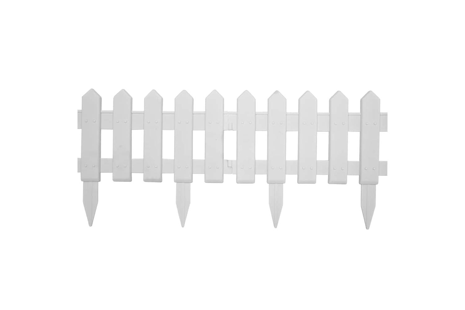 Vidaxl 48616 Lawn Edgings 25 Pcs White 10 M Pp-4