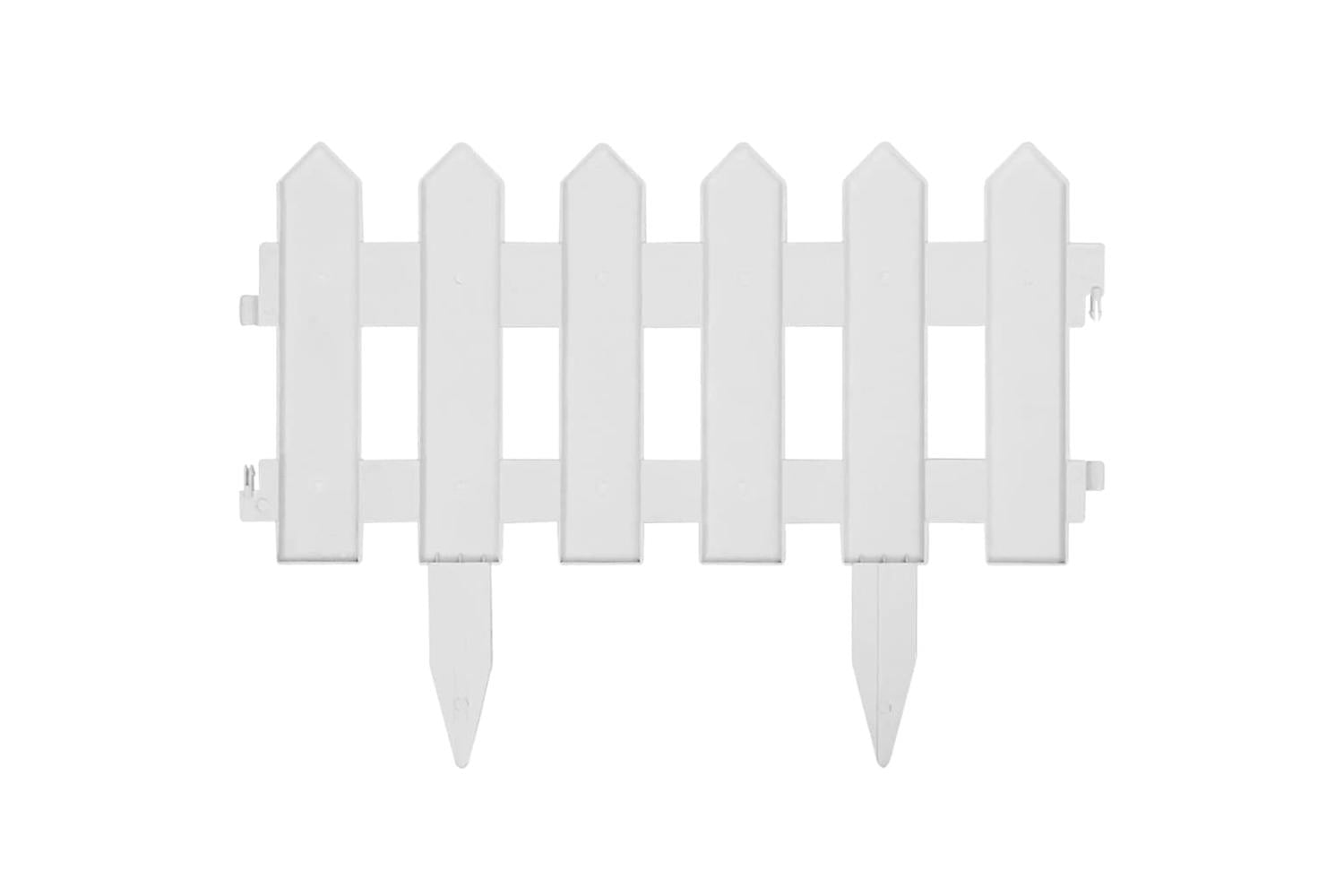 Vidaxl 48616 Lawn Edgings 25 Pcs White 10 M Pp-5