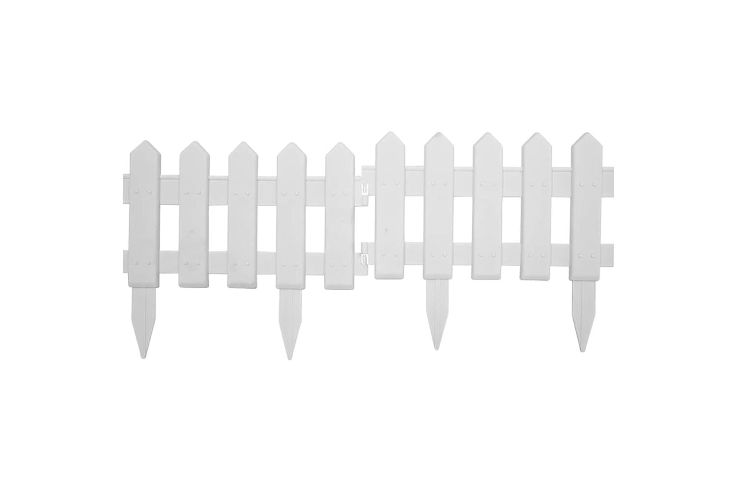Vidaxl 48616 Lawn Edgings 25 Pcs White 10 M Pp-6