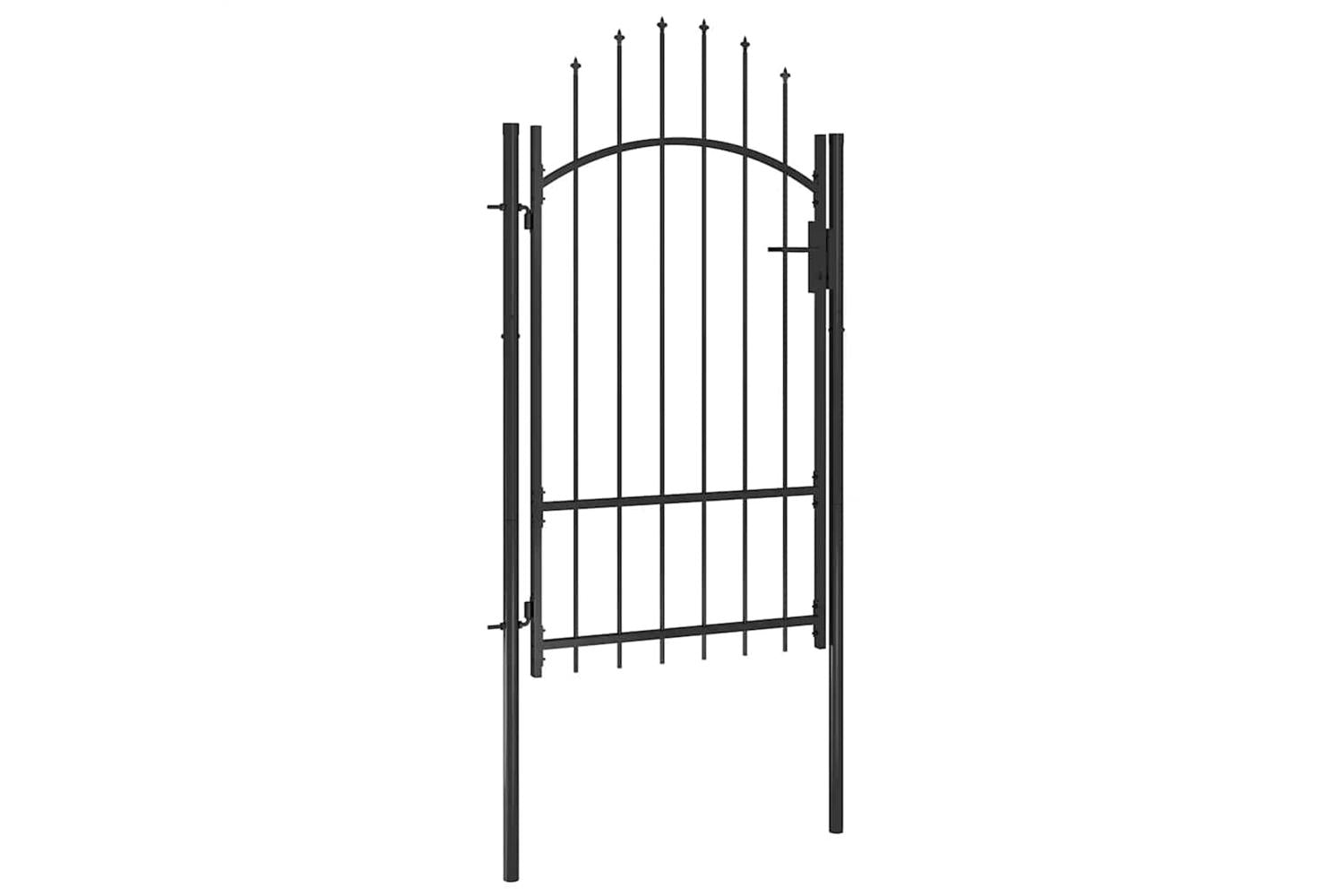 Vidaxl 146320 Garden Gate Steel 1x2.2 M Black