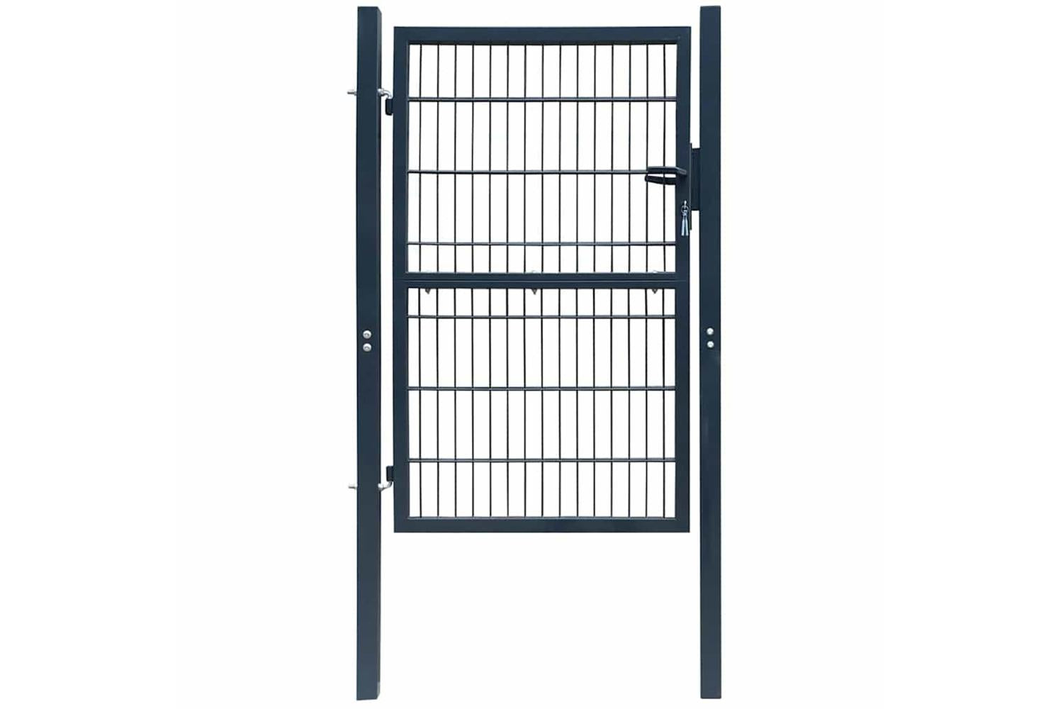 vidaXL 141745 2d Fence Gate (single) Anthracite Grey 106 X 230cm