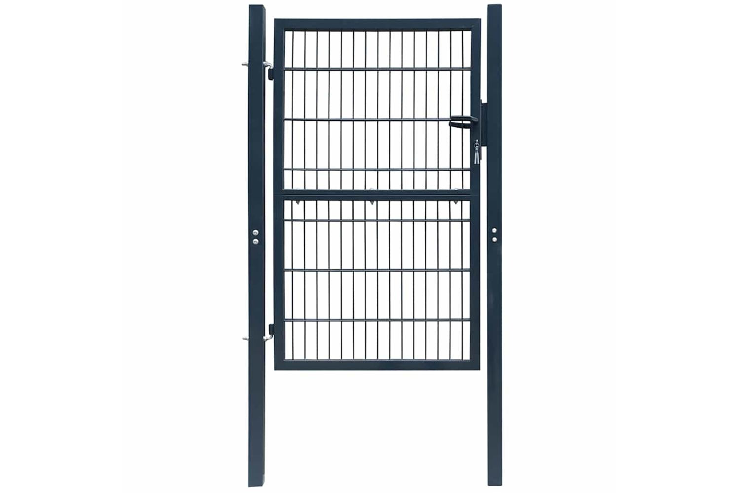 vidaXL 141743 2d Fence Gate (single) Anthracite Grey 106 X 190cm
