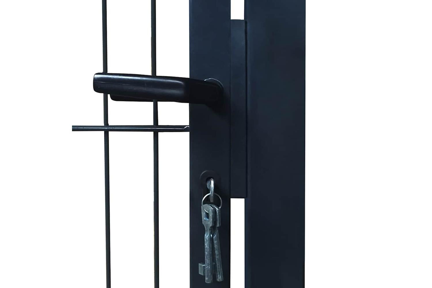 vidaXL 141743 2d Fence Gate (single) Anthracite Grey 106 X 190cm-6