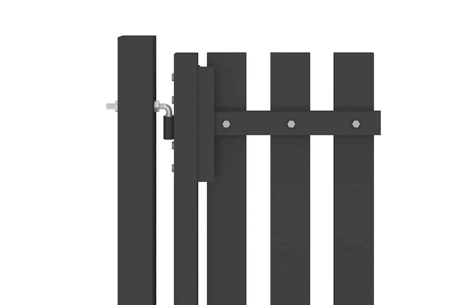 Vidaxl 146328 Garden Fence Gate Steel 1x1.5 M Anthracite-3
