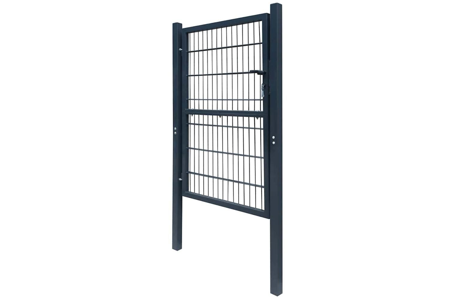 vidaXL 141744 2d Fence Gate (single) Anthracite Grey 106 X 210cm-3