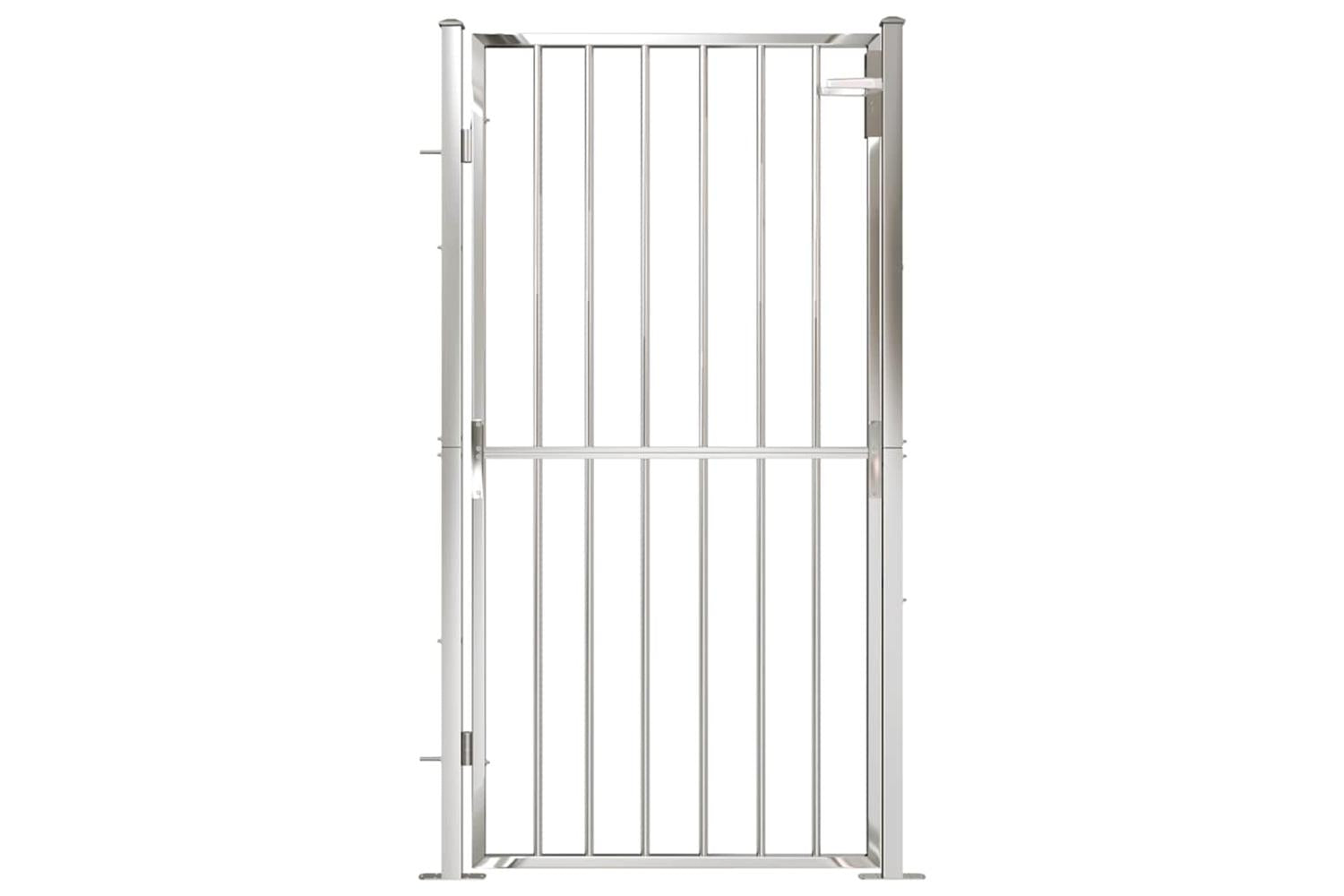 Vidaxl Garden Gate 100x180 Cm Stainless Steel-3