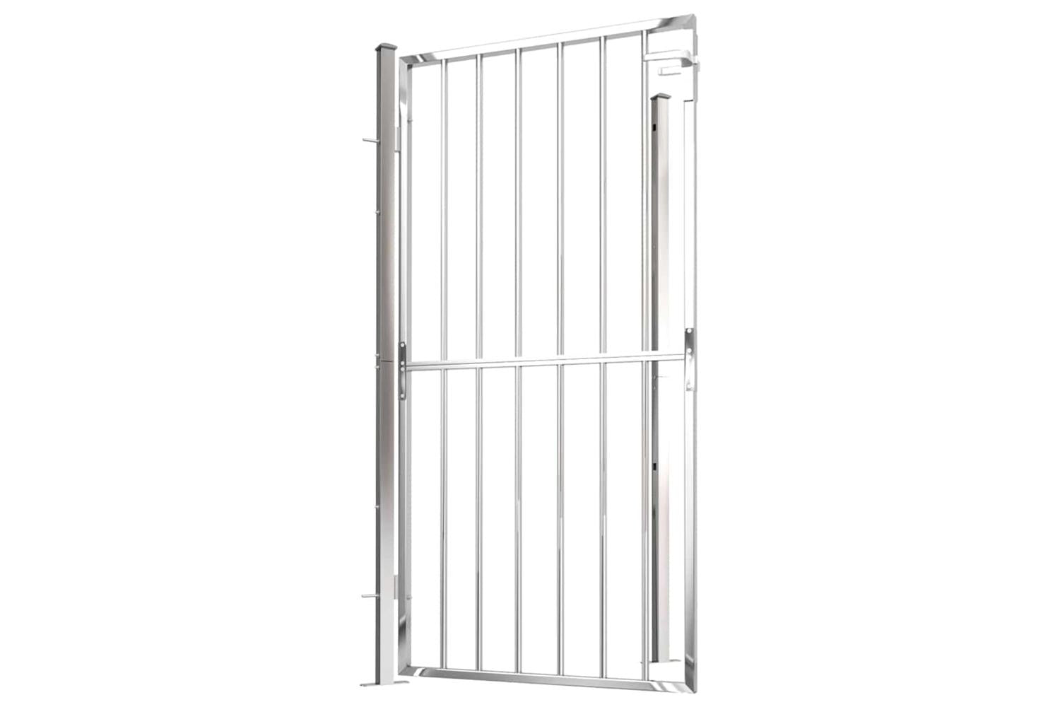 Vidaxl Garden Gate 100x180 Cm Stainless Steel-4