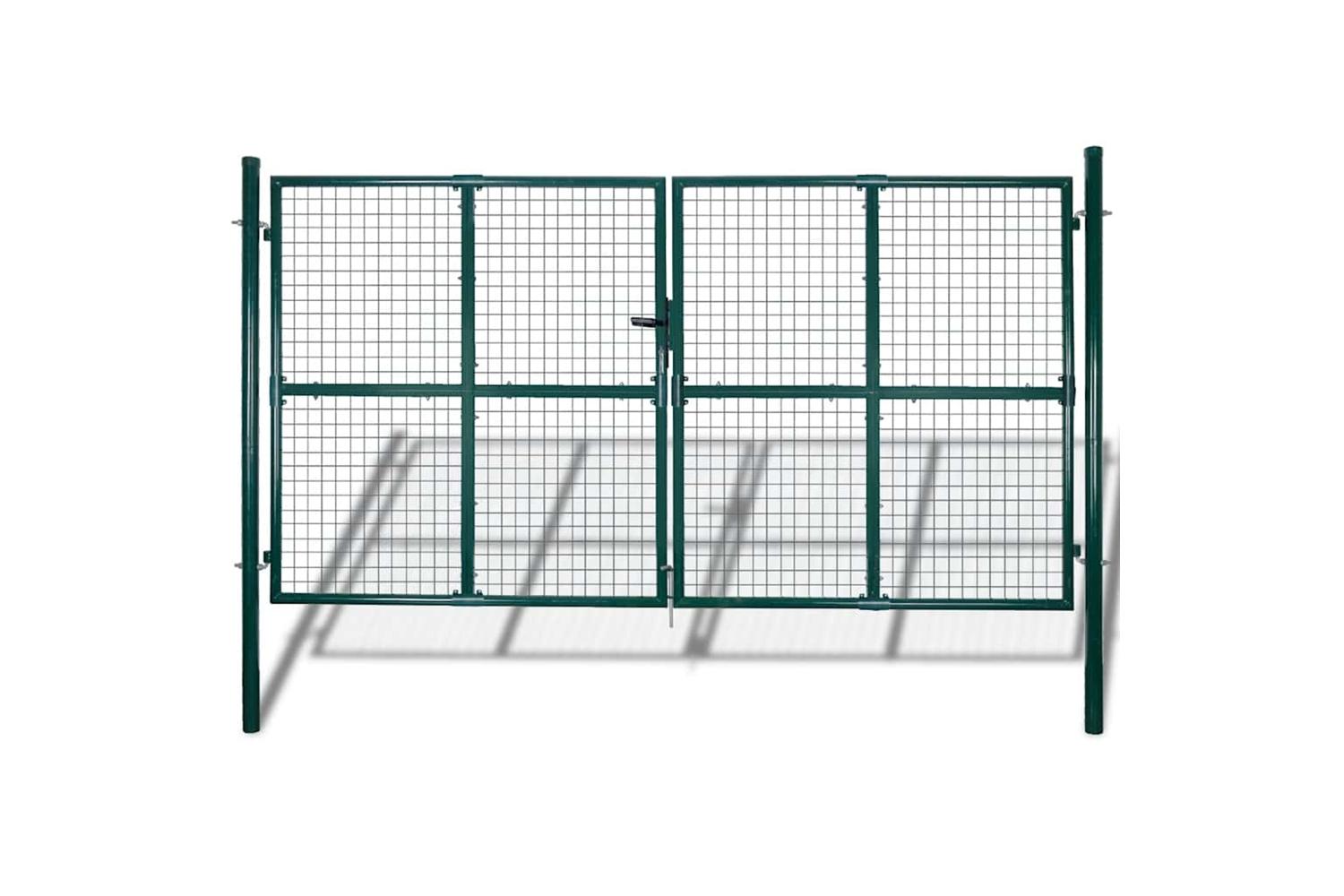 vidaXL 140925 Garden Mesh Gate Fence Door Wall Grille 289 X 175cm