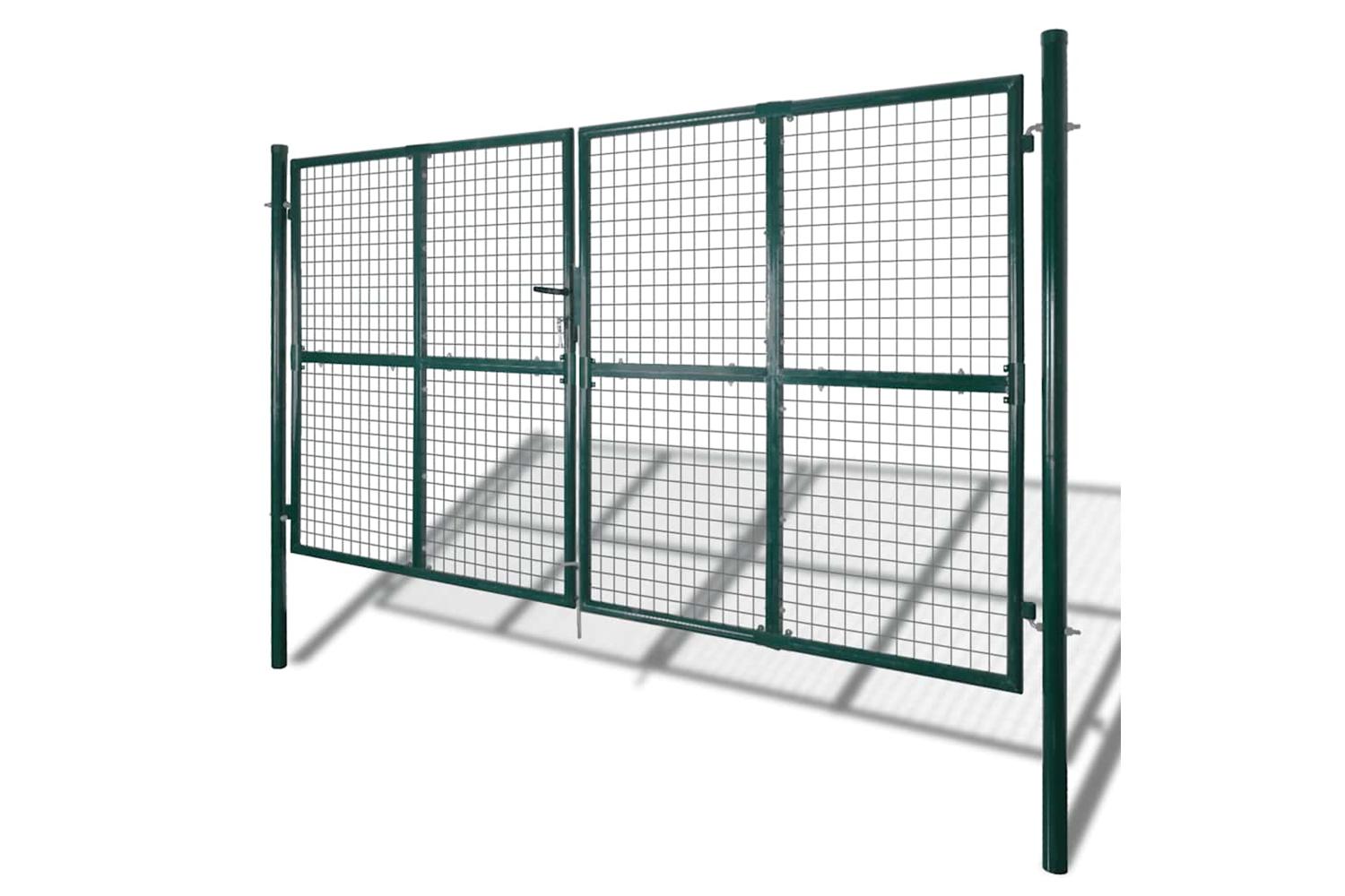 vidaXL 140925 Garden Mesh Gate Fence Door Wall Grille 289 X 175cm-2