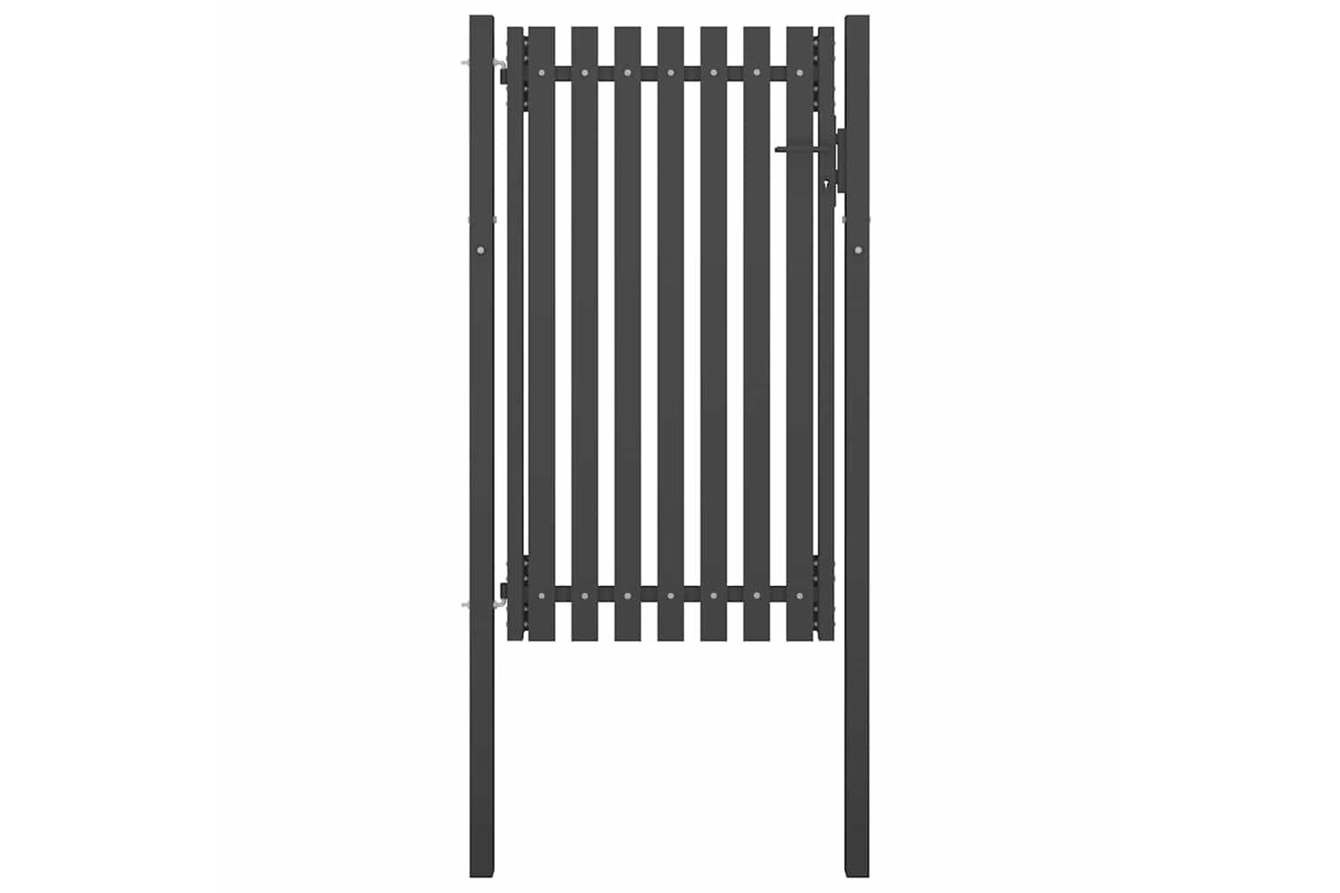 Vidaxl 146331 Garden Fence Gate Steel 1x2.25 M Anthracite