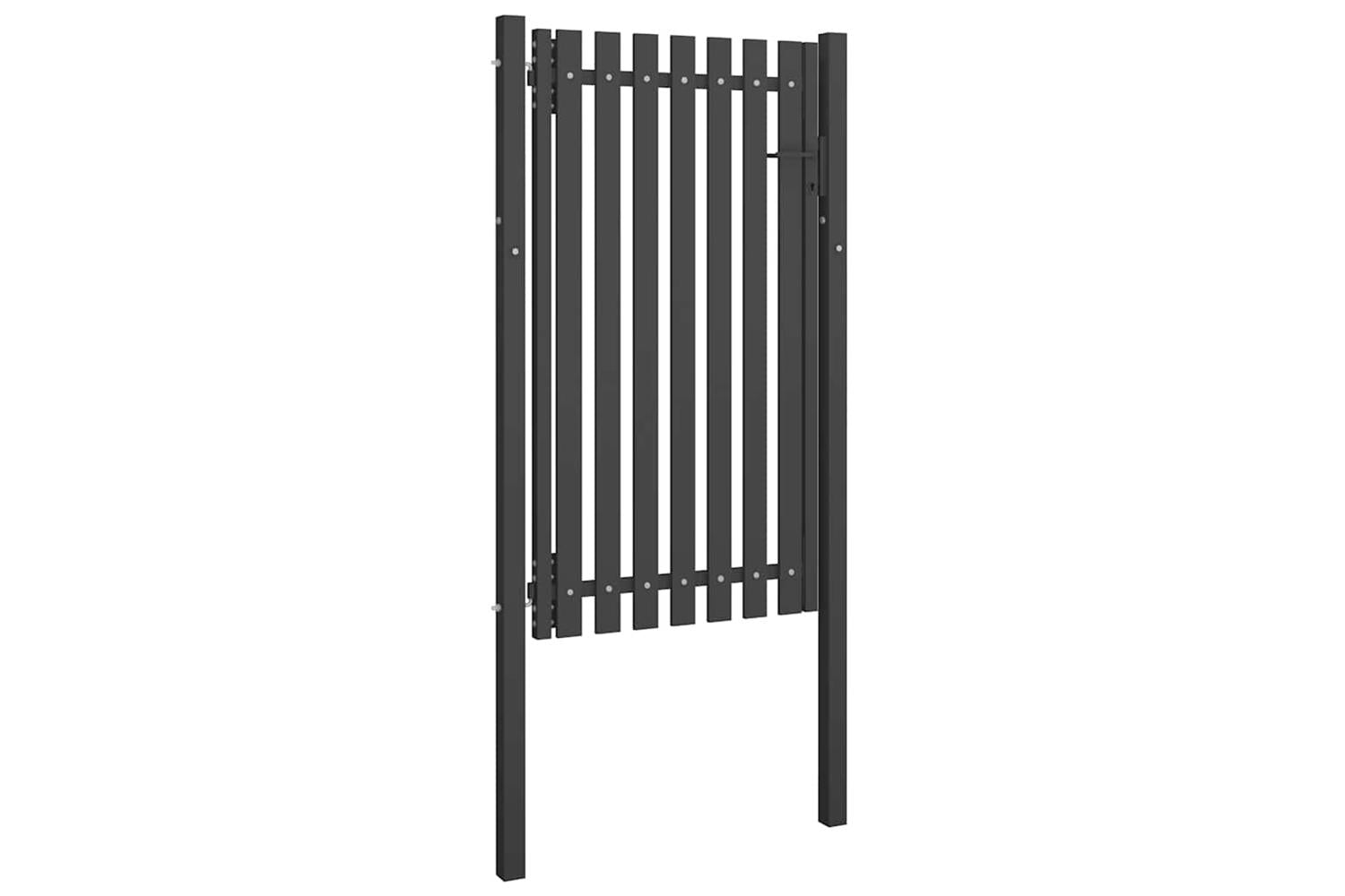 Vidaxl 146331 Garden Fence Gate Steel 1x2.25 M Anthracite-2