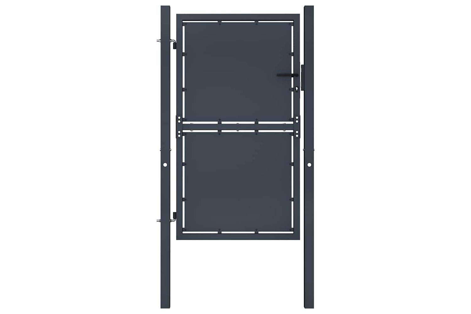 vidaXL 144520 Garden Gate Steel 100x150cm Anthracite
