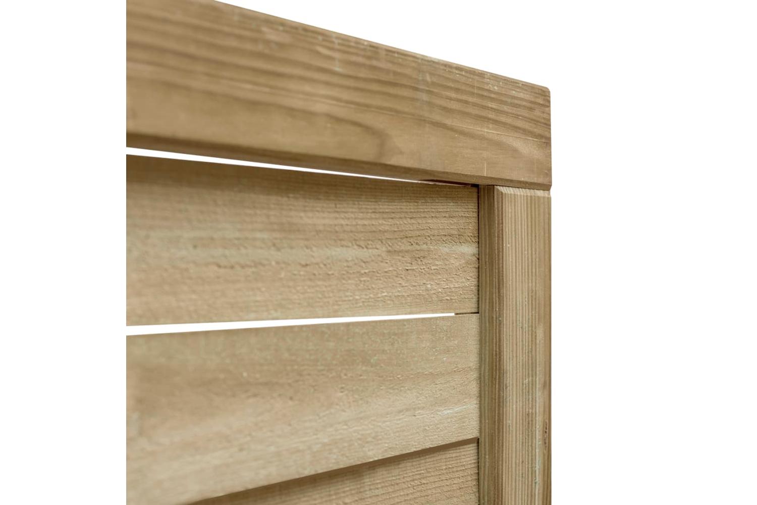 vidaXL 45308 Garden Gate Impregnated Pinewood 100x75cm Green-3
