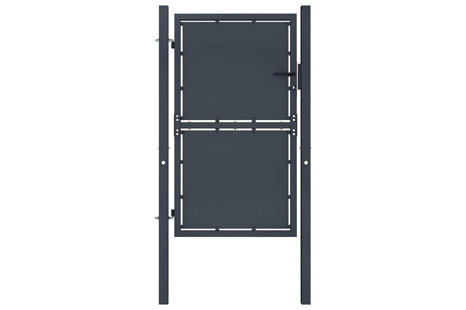 vidaXL 144522 Garden Gate Steel 100x200cm Anthracite