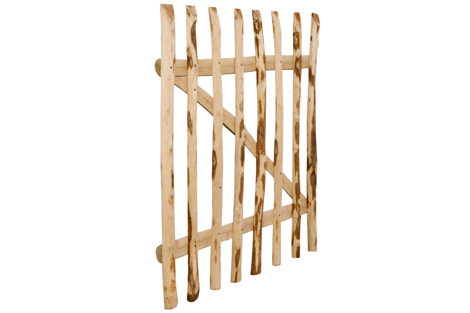 vidaXL 142592 Single Fence Gate Hazel Wood 100x120cm-3