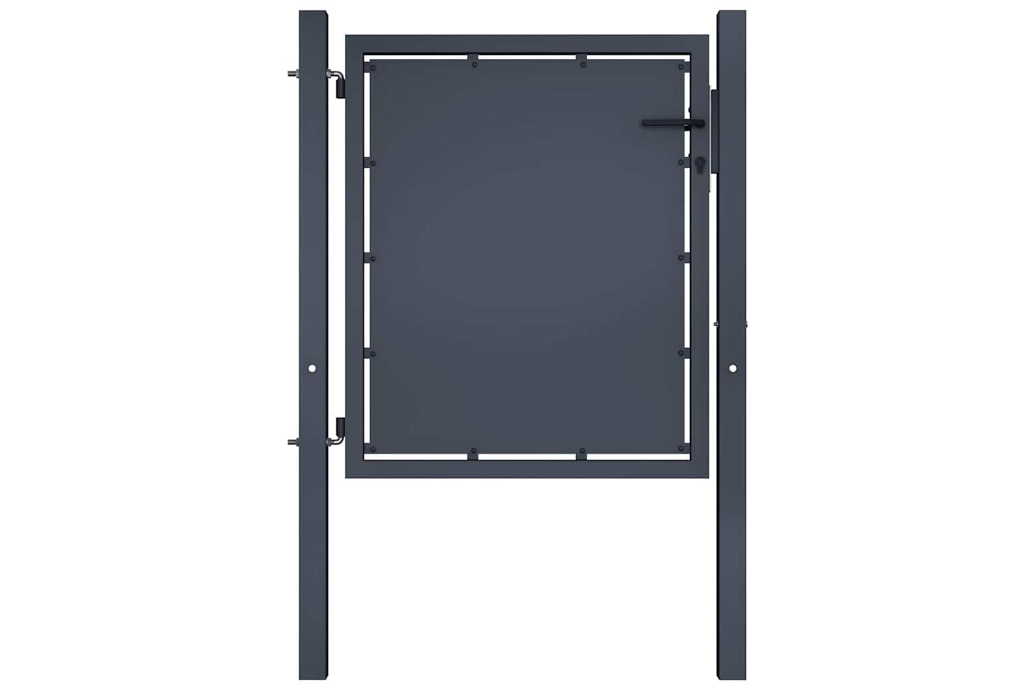 vidaXL 144517 Garden Gate Steel 100x75cm Anthracite