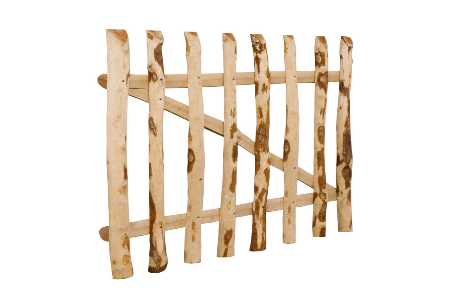 vidaXL 142589 Single Fence Gate Hazel Wood 100x60cm-3