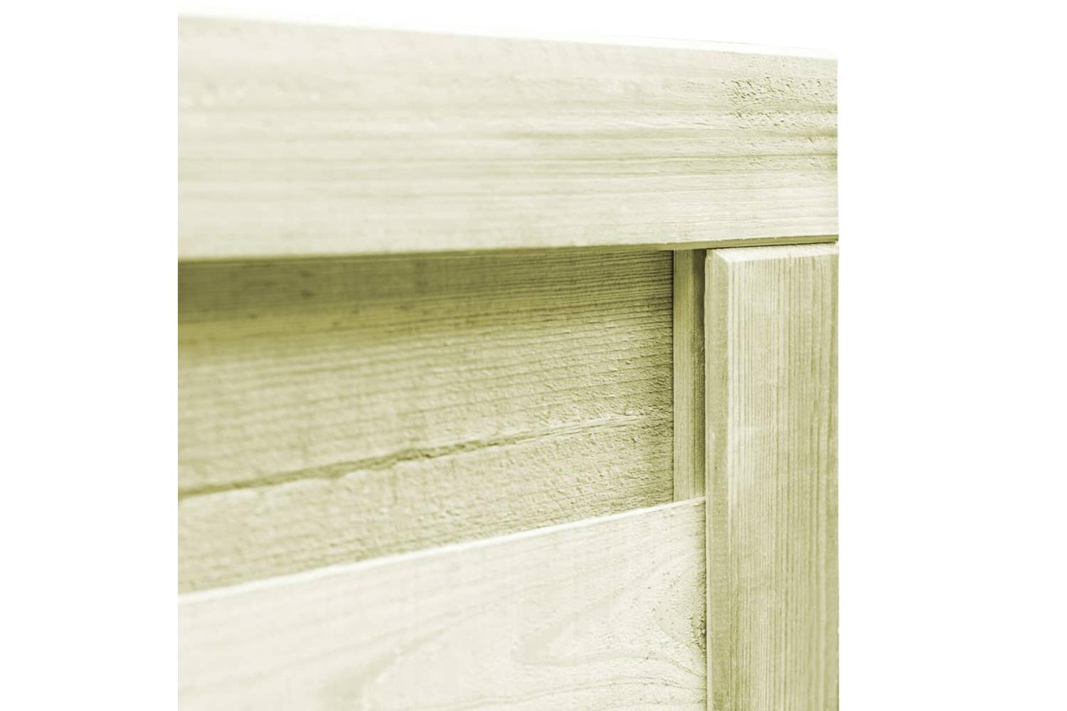 vidaXL 45314 Garden Gate Impregnated Pinewood 100x75cm Green-4