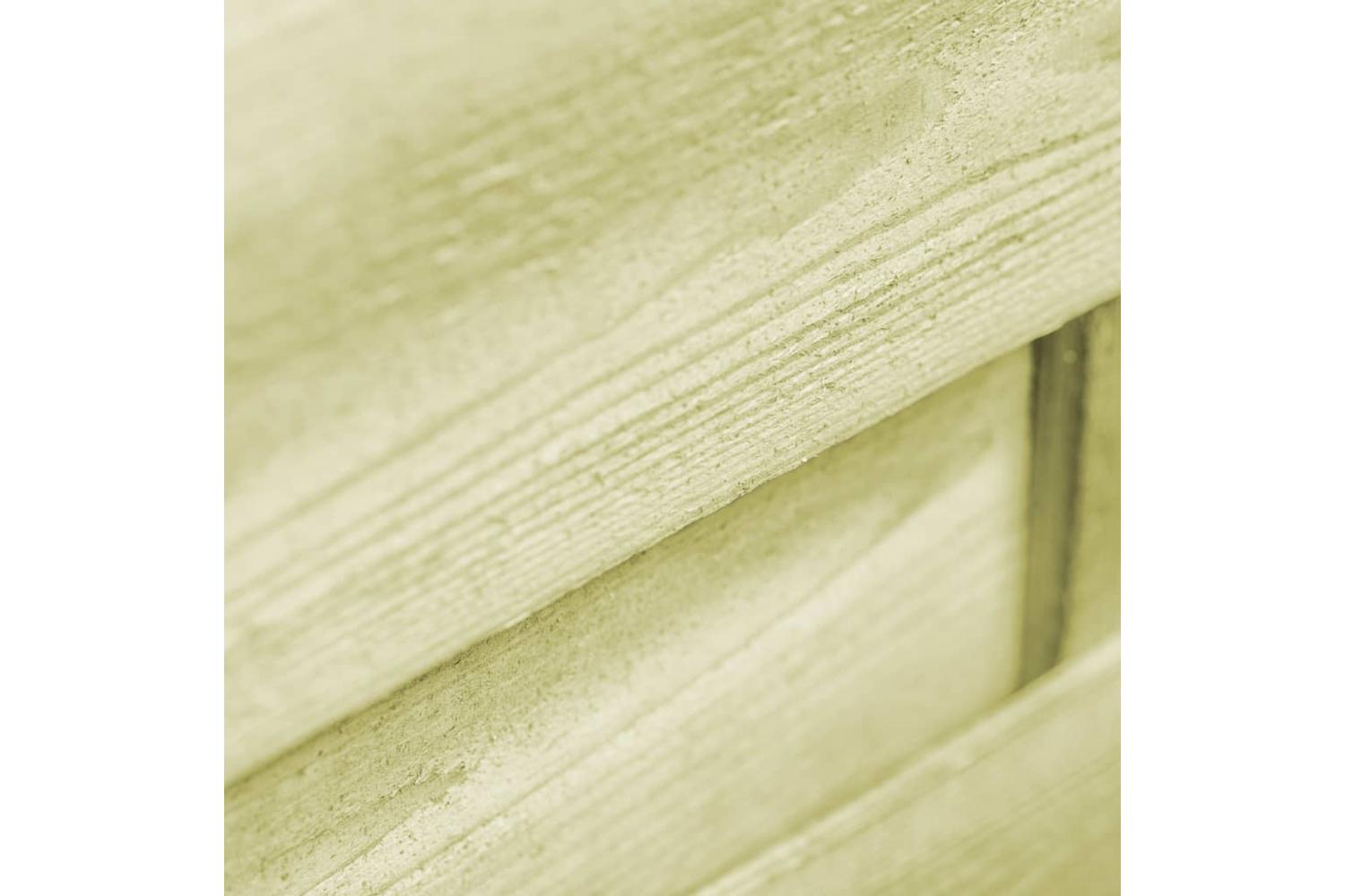vidaXL 45314 Garden Gate Impregnated Pinewood 100x75cm Green-5
