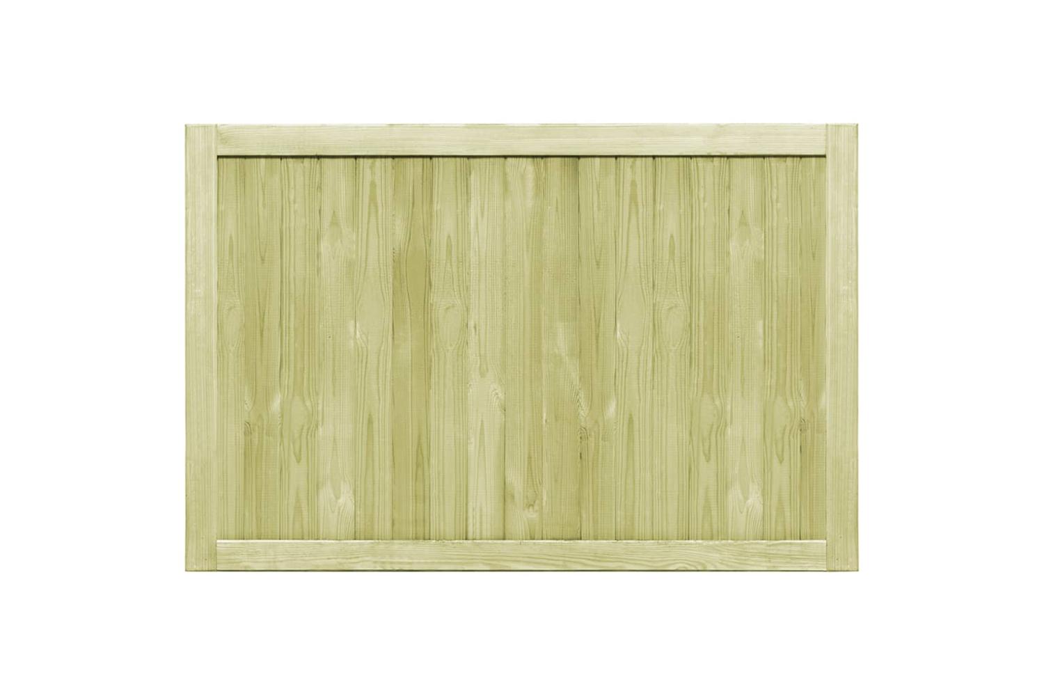 vidaXL 45339 Garden Gates 2 Pcs Impregnated Pinewood 300x100cm-3